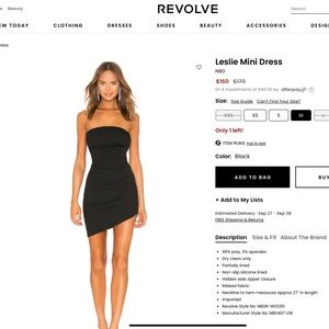 New and never worn NBD by Revolve dress